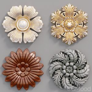 Decorative Wall Rosettes 04