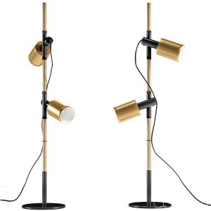 Carson Floor Lamp Brushed Brass