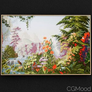 Tropical-blossom Frame