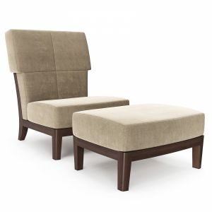 Jiun Ho - Ceylon Chair And Ottoman