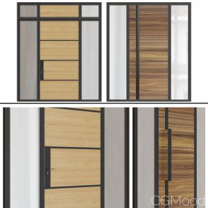 Modern entrance doors Set 51