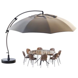 Sun Garden Umbrella  - Easy Sun Cantilever Parasol