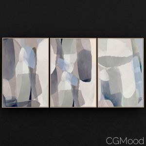 Gray-blue-art Frame