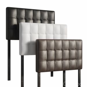 Lily Twin Upholstered Faux Headboard Leather