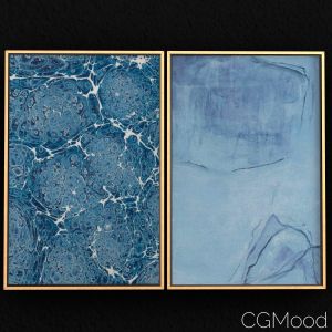 Ocean Marbled Frame