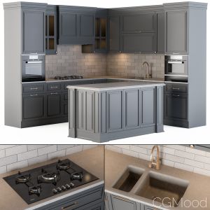 Kitchen Neoclassic Gray