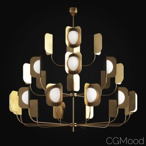 Mmlampadari Leaf Chandelier 3 Tier