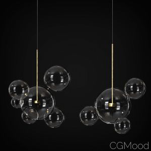 Suspension Light Giopato & Coombes Bolle 4 & 6