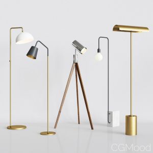 Cb2 - 5 Floor Lamps Set 3