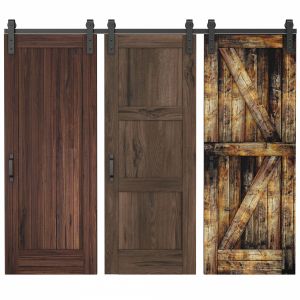 Rustic interior doors Set 75