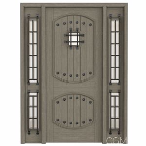 Rustic interior doors Set 83