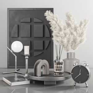 Decorative Set With Pampas 4