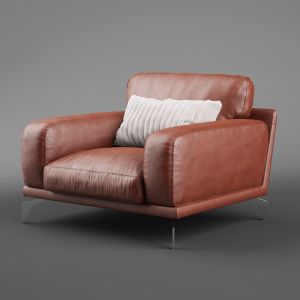 Peruna Leather Armchair