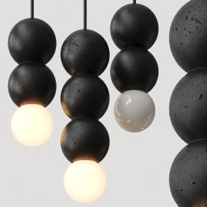 Buzao Ooops / Lampatron Lilla Black Pendant Lamps