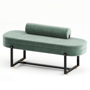 Sigmund Upholstered Fabric Bench By Arflex