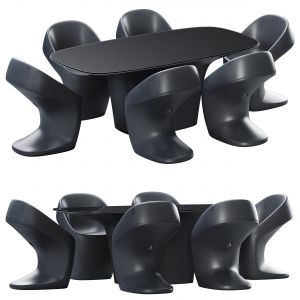 Vondom Ufo Dining Table And Chair