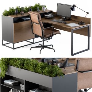 Office Desk L Set