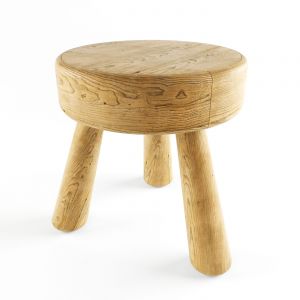 Pine Stool By Ingvar Hildingsson, 1960s