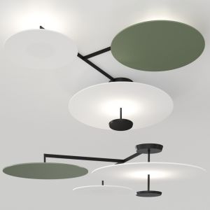 Flat 5922 Ceiling Lamp By Vibia