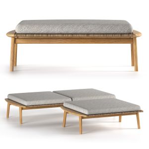 Fynn Outdoor Bench By Minotti Italia