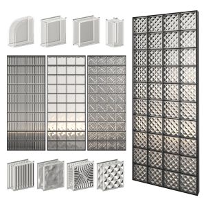 Glass Block Wall 01