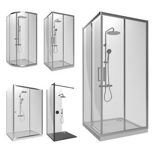 Omnires Shower Enclosures Set 2