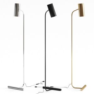 Eldon Task Brass Floor Lamp