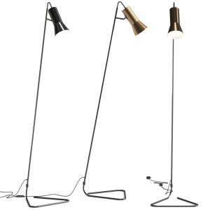 Torch Black Floor Lamp