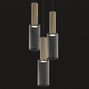 Flume 80 3 Drop Grouping Pendant J. Adams & Co