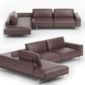 Tempo Corner Sofa By Natuzzi