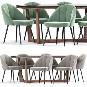 Porthos Home Daija Velvet Dining Chairs