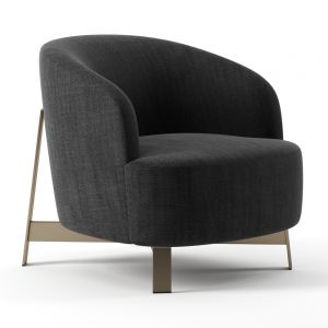 Copine Armchair By Porada Steel