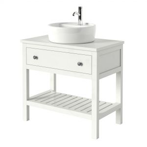 IKEA HEMNES/TORNVIKEN Open sink cabinet with sink