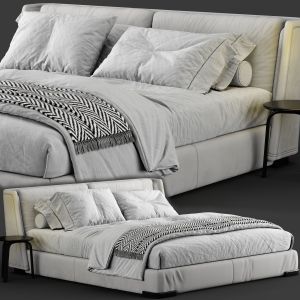 Natuzzi Fenice Bed