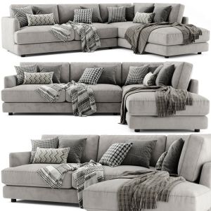 West Elm Haven Sectional Chaise Sofa