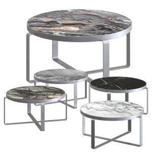 Arabescato Orobico Round Coffee Table