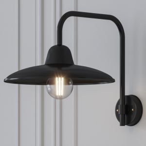 B&W Ceramic Wall Light By Ferroluce