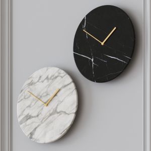 Marble Wall Clock By Menu