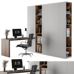 Office Set L With Bookcase