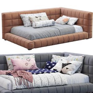 Baldwin Lounge  Corner Upholstered Bed