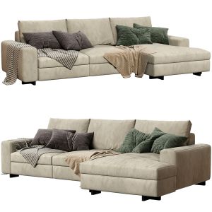 Poliform Dune Dormeuse Sofa