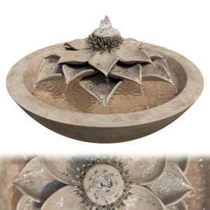 Lotus Flower Bowl Fountain