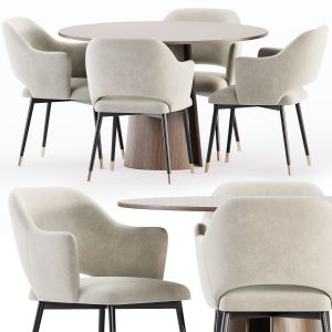 Eva Carver Dining Chair Set