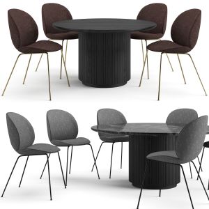 Gubi Beetle Dining Set