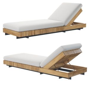 Rh Caicos Teak Chaise