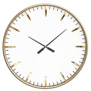 Gilded Minute Wall Clock