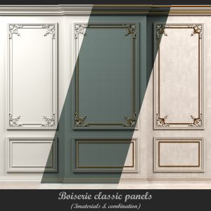 Wall Molding 20 Boiserie Classic Panels