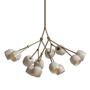 Chandelier Terra Svet 052023/12 Wt Noeud Blanc