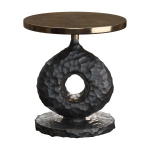 Blessing Hand-carved Side Table