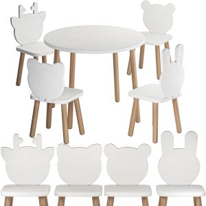 Rume Table And Chair For Children